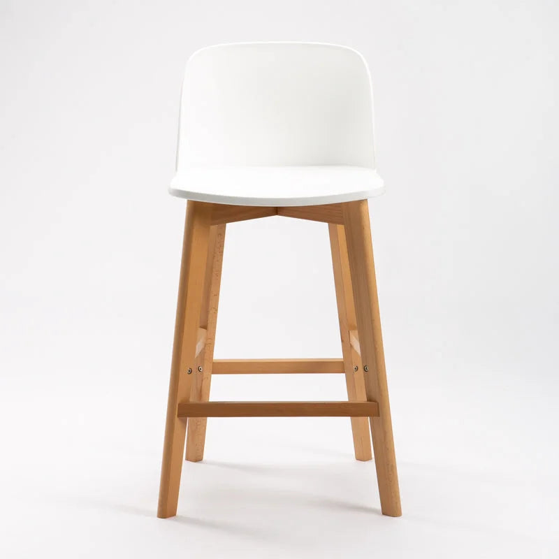 ZEN LUXURY WOODEN LEG KITCHEN STOOL