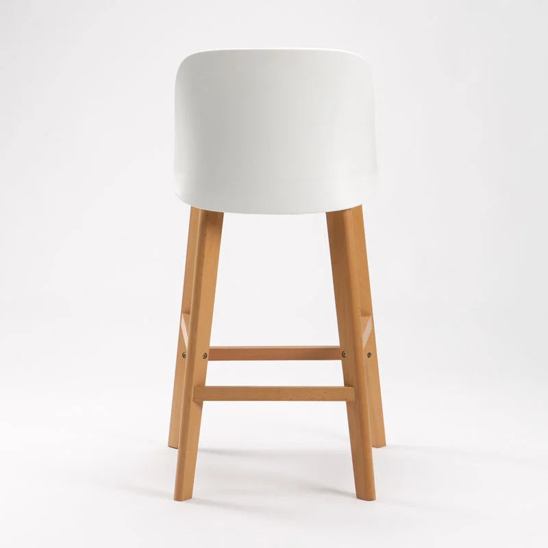 ZEN LUXURY WOODEN LEG KITCHEN STOOL