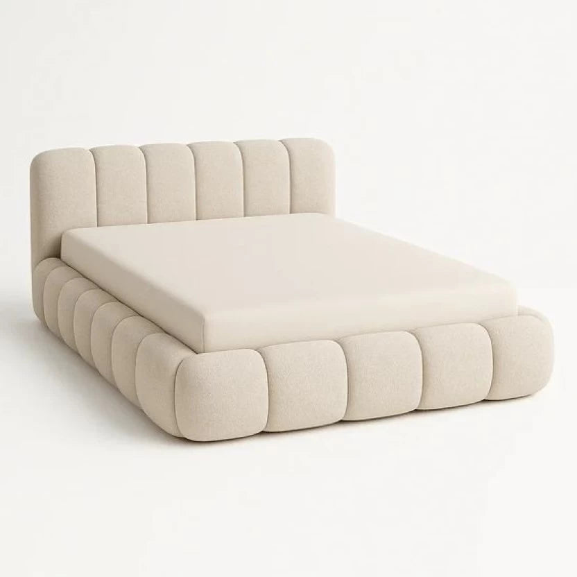 Sleigh Bed Cream