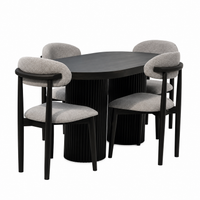Luna Noir Dining Set