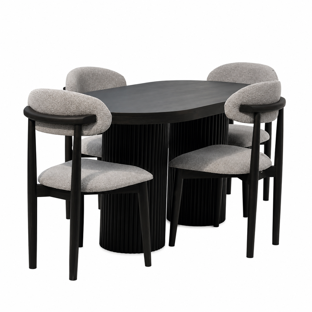 Luna Noir Dining Set